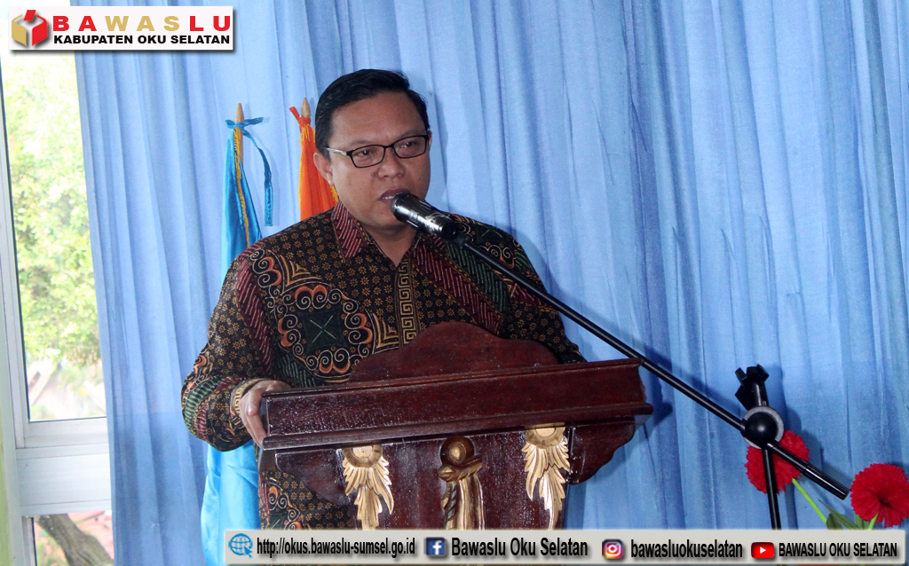 PIMPINAN BAWASLU PROVINSI SUMATERA SELATAN HADIRI KEGIATAN TRAINING OF TRAINER (TOT) BAWASLU OKU SELATAN