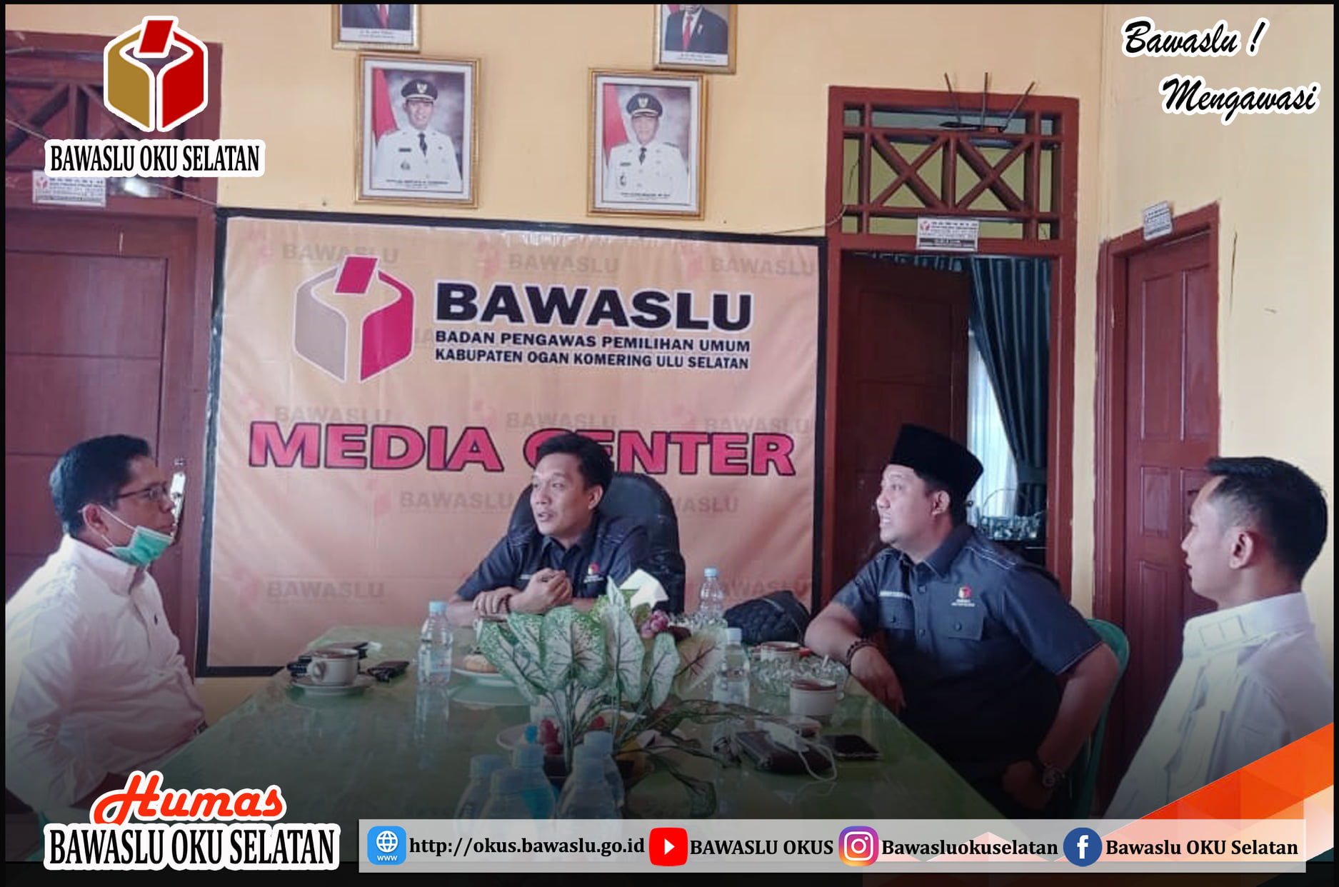 AUDIENSI BINDA SUMSEL DENGAN BAWASLU OKU SELATAN