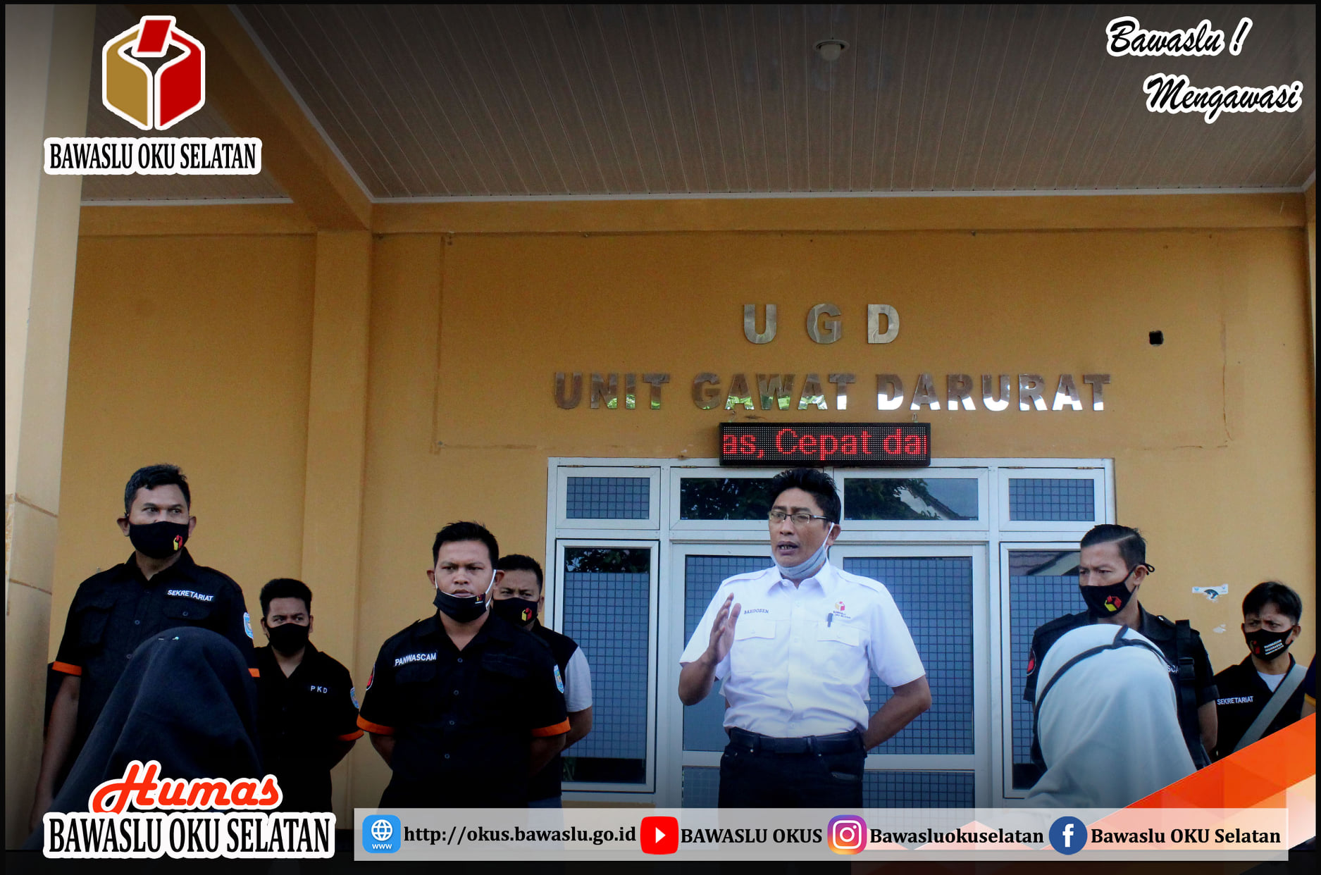 KASEK MONITORING RAPID TEST PANWASLU KECAMATAN MUARADUA DAN BUAY PEMACA