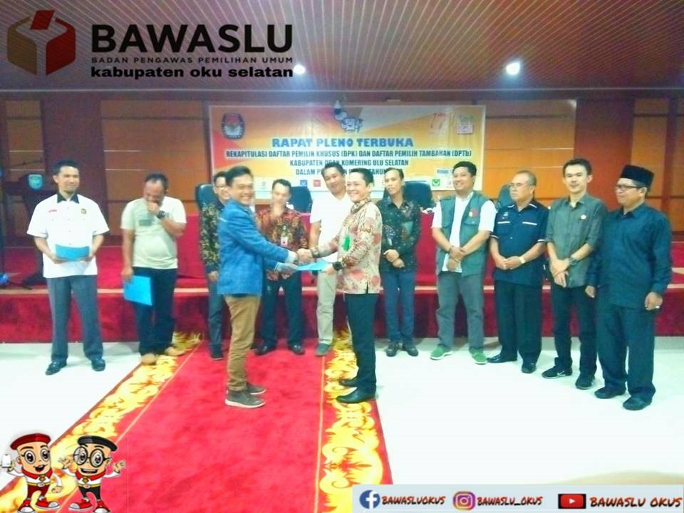 Rapat Pleno DPTb Tingkat Kabupaten OKU Selatan