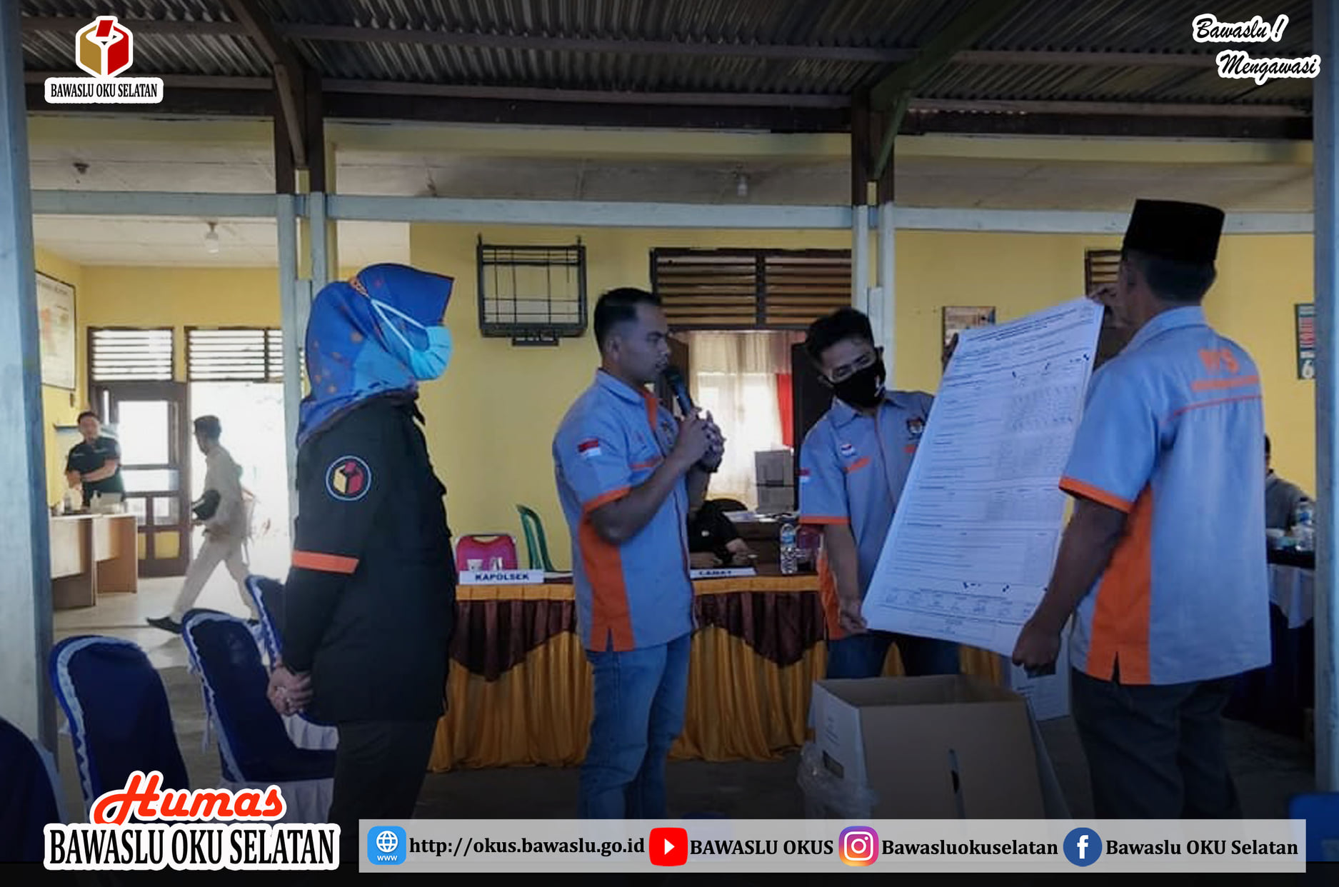 PANWASLU KECAMATAN AWASI & HADIRI RAPAT PLENO REKAPITULASI TINGKAT KECAMATAN 