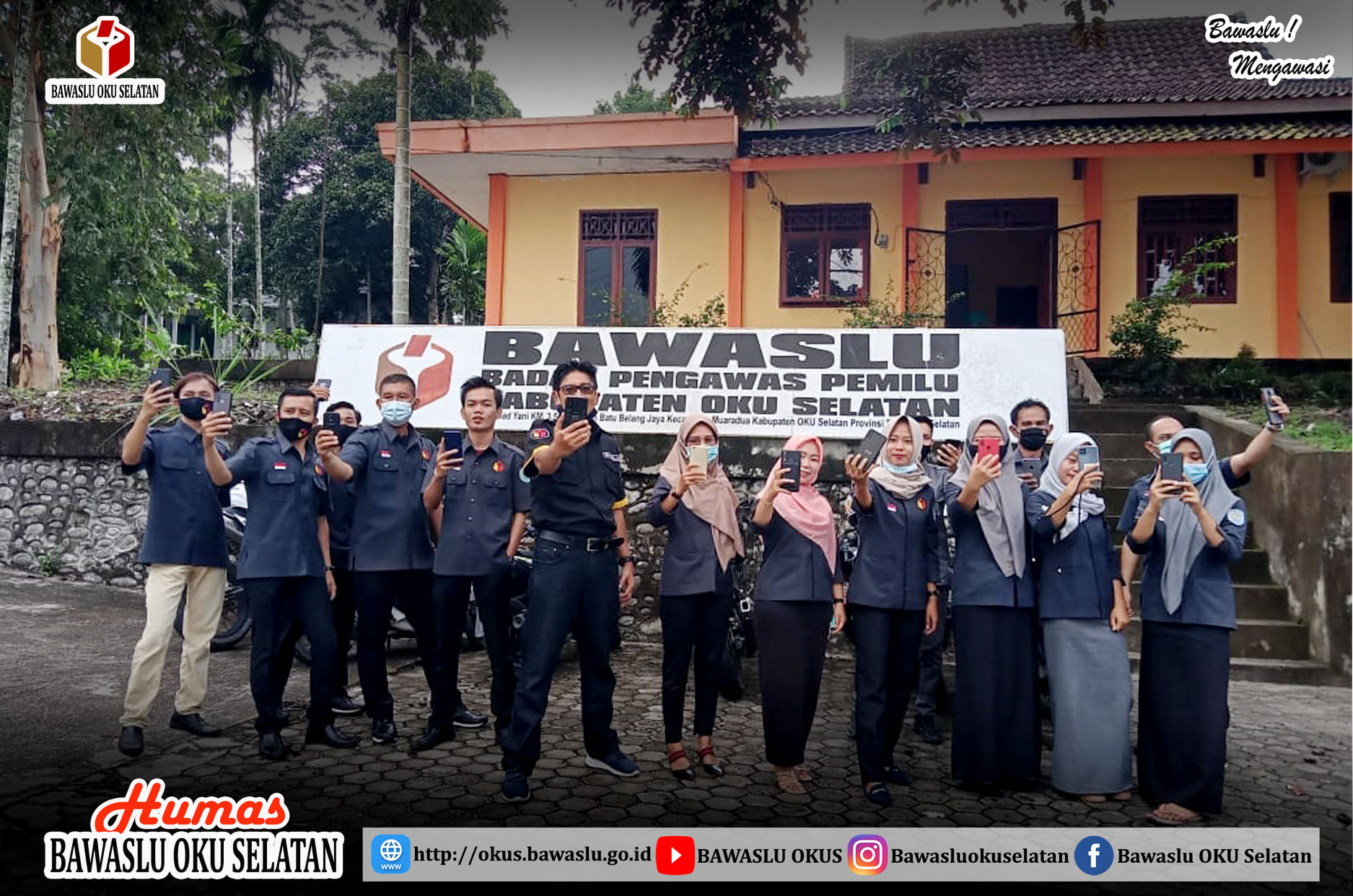 PEGAWAI BAWASLU OKU SELATAN, WAJIB SELFIE TIAP HARI 