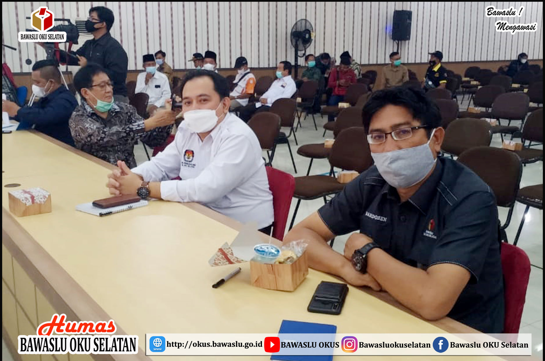 BAWASLU HADIR, RAPAT PARIPURNA DPRD HARI JADI OKU SELATAN KE-17 TAHUN 2021