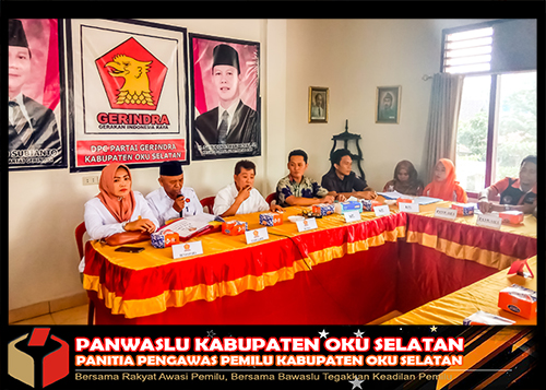 Pengawasan Verifikasi Faktual Parpol Pasca Putusan Makamah Konstitusi oleh Panwaslu Kabupaten OKU Selatan