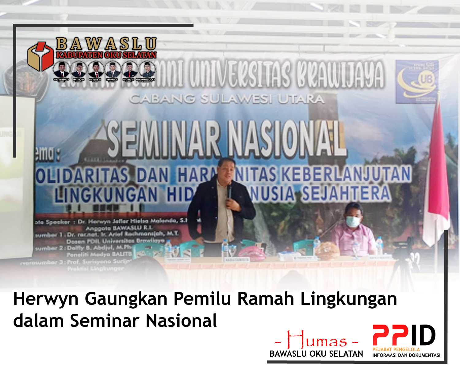 Herwyn Gaungkan Pemilu Ramah Lingkungan dalam Seminar Nasional