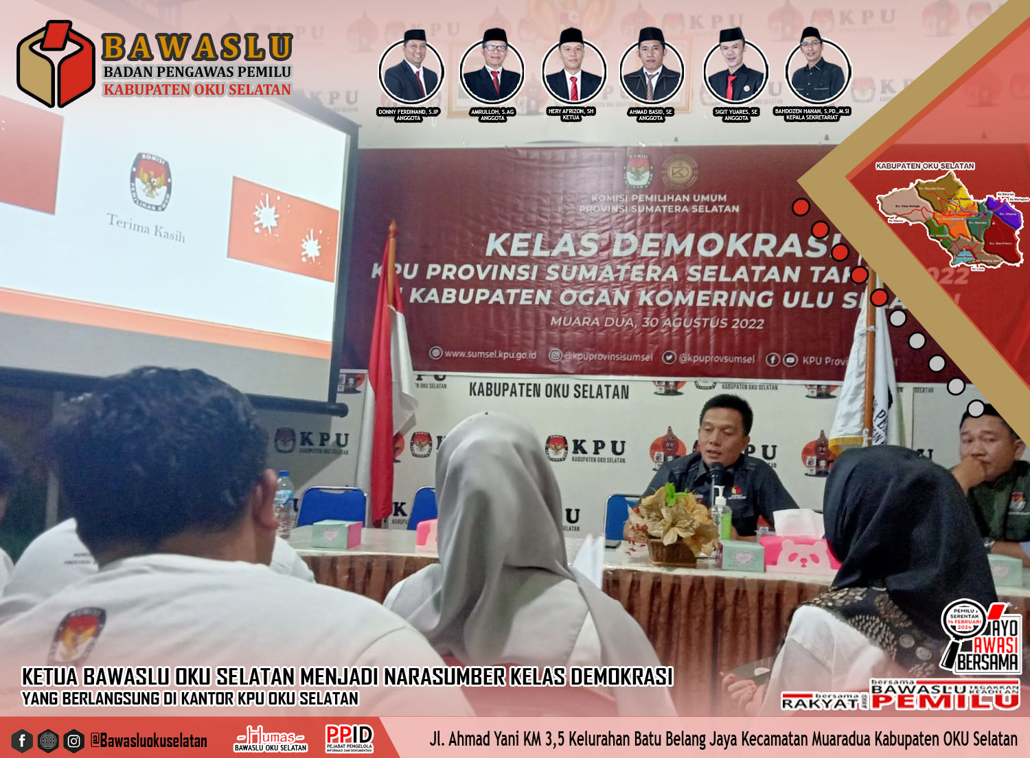 Kelas Demokrasi Tolak Hoak, Politik Uang dan Sara