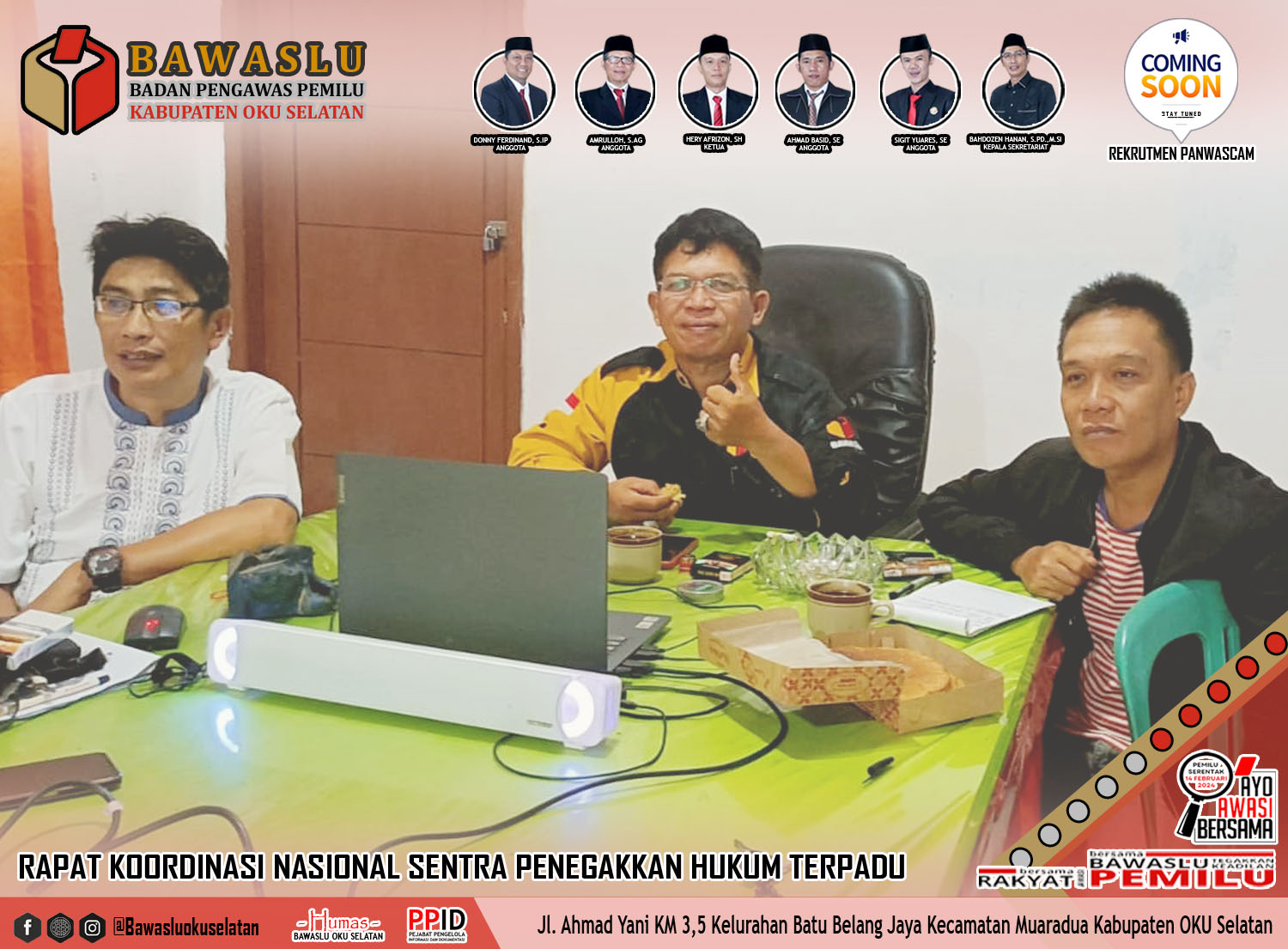 Rapat Koordinasi Nasional Penegakkan Hukum Terpadu