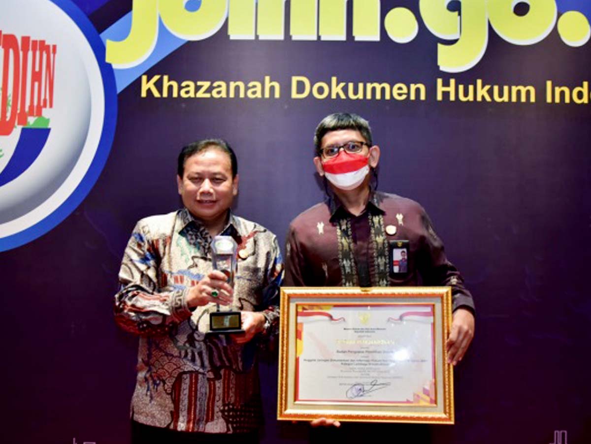 Bawaslu Kembali Raih Peringkat Terbaik Kedua JDIH Award 2021