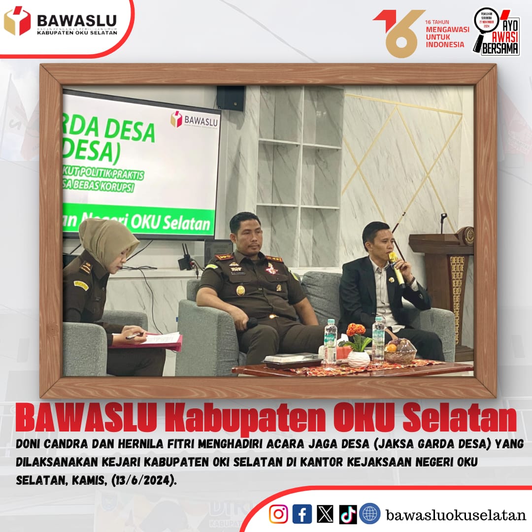 Kejari dan Bawaslu OKU Selatan