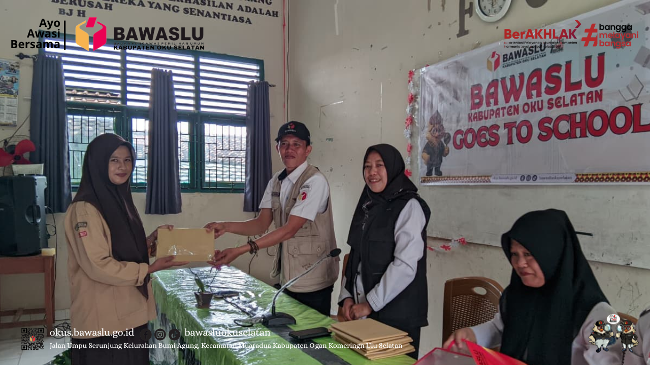 Bawaslu OKU Selatan Gelar Goes To School 