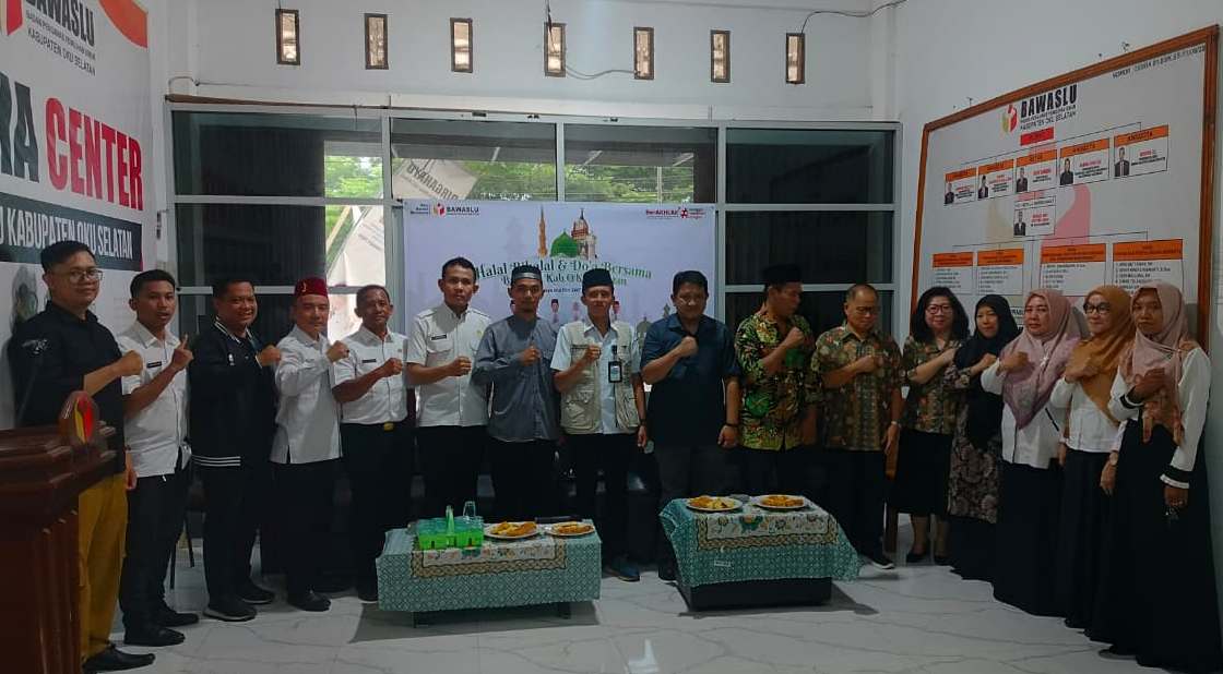 Bawaslu OKU Selatan Gelar Halal Bihalal, Perkuat Soliditas Pengawasan Pasca Lebaran