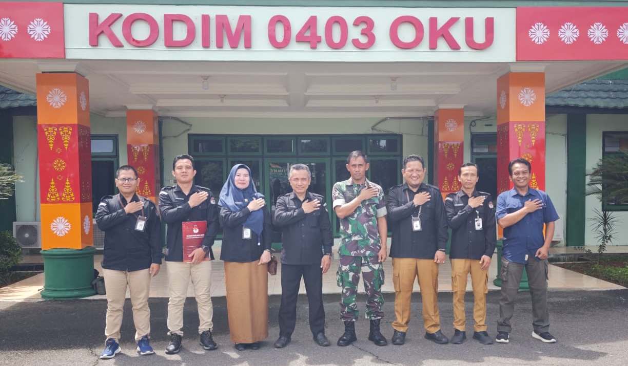 kunjungan/audiensi ke Kodim 0403 Ogan Komering Ulu. 