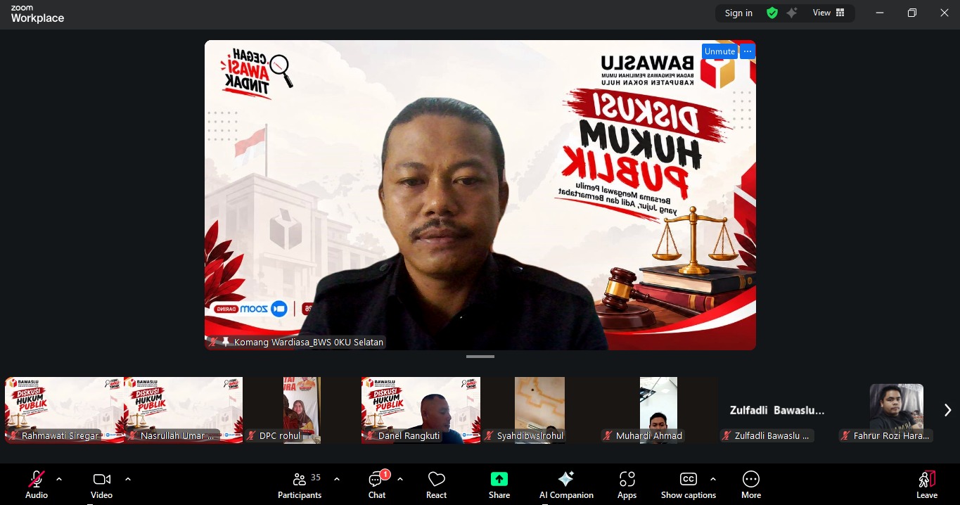 Kembangkan Wawasan Melalui Diskusi Hukum JDIH Bawaslu