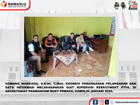 FOTO BERSAMA PANWASCAM BUAY PEMACA