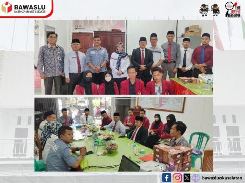 foto bersama Bawaslu Kabupaten OKU Selatan dan STIT Darul Huda Muaradua