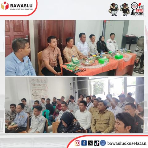 foto yang hadir di Kantor Bawaslu Kabupaten OKU Selatan