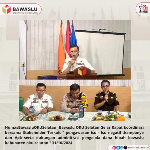 Ketua Bawaslu OKU Selatan