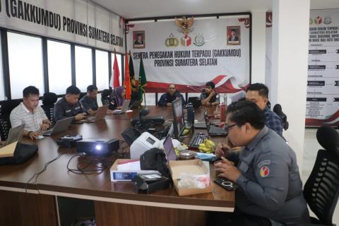 Kegiatan Validasi Data Penanganan Pelanggaran Kabupaten dan Kota Se Sumsel