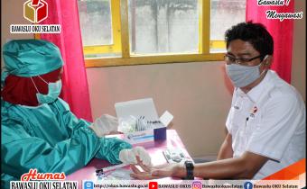 RAPID TEST SERENTAK, JAJARAN BAWASLU, PANWASCAM, PKD, DAN PENGAWAS TPS SE -KABUPATEN OKU SELATAN