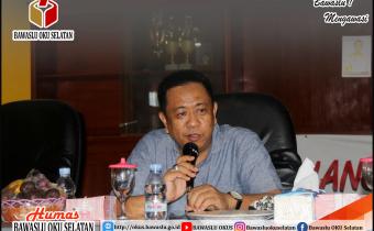 KEPALA SEKRETARIAT BAWASLU SUMATERA SELATAN KUNJUNGI BAWASLU OKU SELATAN