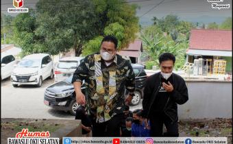 KUNJUNGAN BAWASLU RI, RAHMAT BAGJA DI KANTOR BAWASLU OKU SELATAN
