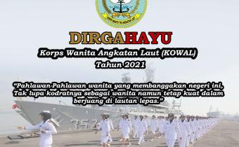 Dirgahayu Hari Korps Wanita TNI Angkatan Laut (KOWAL) Tahun 2021