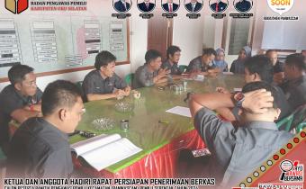 Rapat Persiapan Penerimaan Berkas Bakal Calon Panwascam, Pemilu Serentak Tahun 2024