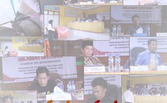 113 CALON ANGGOTA PANWASCAM USAI IKUTI TEST WAWANCARA