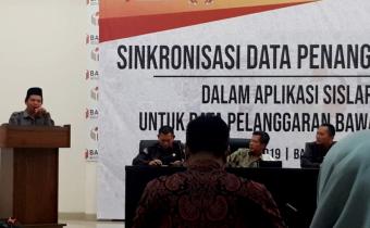 BAWASLU OKU SELATAN HADIRI SINKRONISASI DATA PELANGGARAN PEMILU 2019 DI PALEMBANG