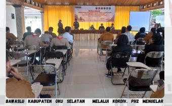 foto pembukaan sosialisai pengawas Partisipatif