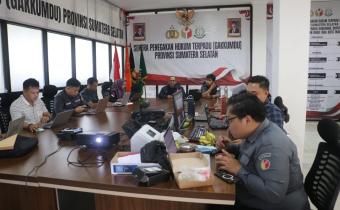 Kegiatan Validasi Data Penanganan Pelanggaran Kabupaten dan Kota Se Sumsel