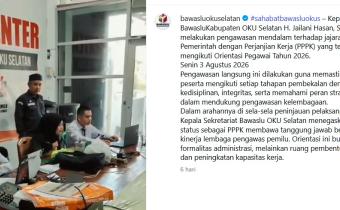 Staf Pegawai Pemerintah dengan Perjanjian Kerja (PPPK) yang tengah mengikuti Orientasi Pegawai Tahun 2026